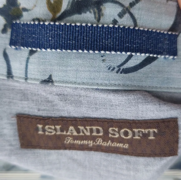 Tommy Bahama "Island Soft" L/S Button Down Shirt XL 100% Cotton - Picture 8 of 8